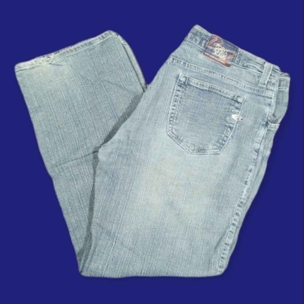 Vintage Point Zero Men's Jeans Size 40 Light Wash Distressed Straight Leg